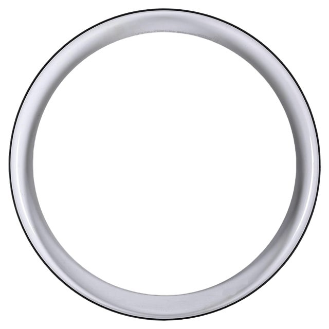 Clear Acrylic Glass Round Wall Mirror by Luigi Massoni for Guzzini, Italy, 1960s For Sale