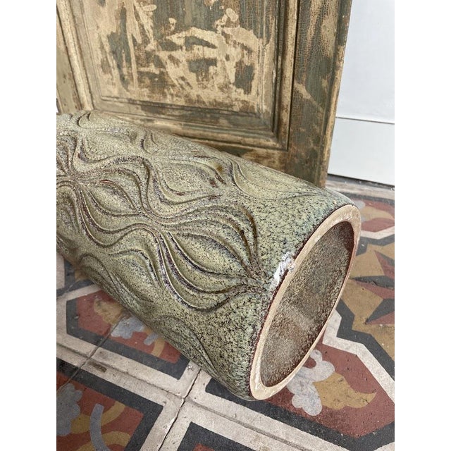 Large Ceramic Onion Vase from Scheurich, West Germany For Sale - Image 4 of 9