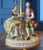 Rococo Antique Aelteste Volkstedter Table Lamp: Lady Playing Flute for Her Suitor For Sale - Image 3 of 12