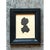 Vintage Silhouette Portrait in Black Frame For Sale - Image 9 of 12