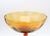 Mid-Century Modern Mid-Century Modern Amber Glass Compote with Twisted Stem by Empoli, 1960s For Sale - Image 3 of 6