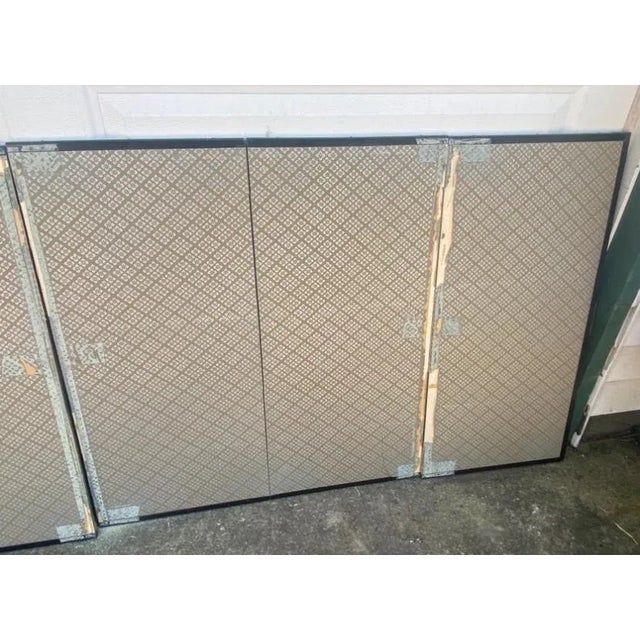 Early 18th Century Japanese 9 Panel Byobu Screen Divider Attributed Sessho Kado For Sale - Image 11 of 12