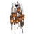 1990s Fortuny Cesendello Cascade Venetian Glass Chandelier For Sale