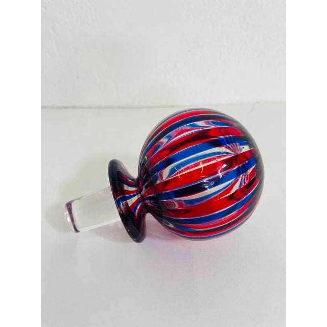 Glass Morandiana Glass Bottle by Venini and Gio Ponti for Iveco, 1989 For Sale - Image 7 of 14