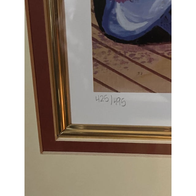 Postmodern Fanch (Francois Ledan) "Oval Lounge" Serigraph, Signed & Numbered For Sale - Image 11 of 13