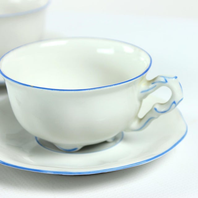 1950s Tea / Coffee Porcelain Set by Pirkenhammer Brezova, 1950s, Set of 13 For Sale - Image 5 of 15