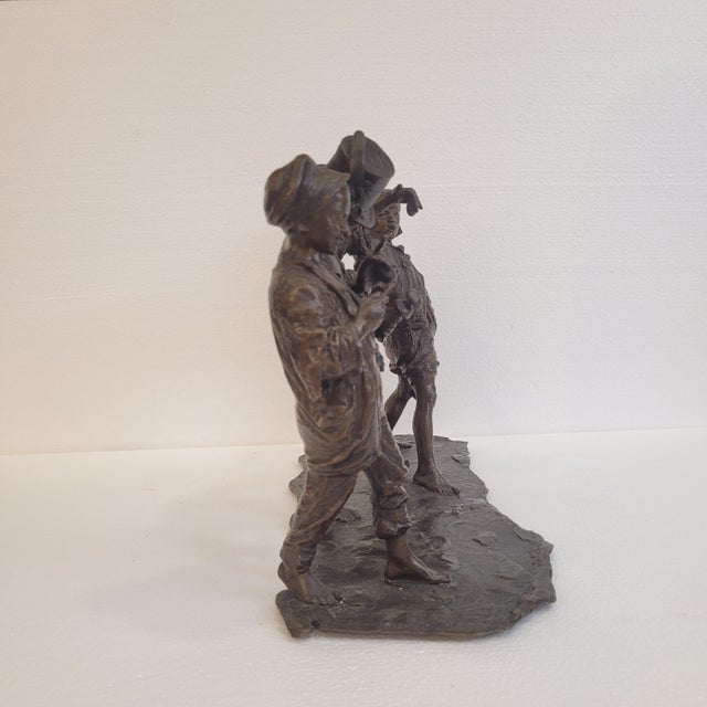 Francesco de Matteis, The Children's Concert, 19th Century, Patinated Bronze For Sale - Image 10 of 18
