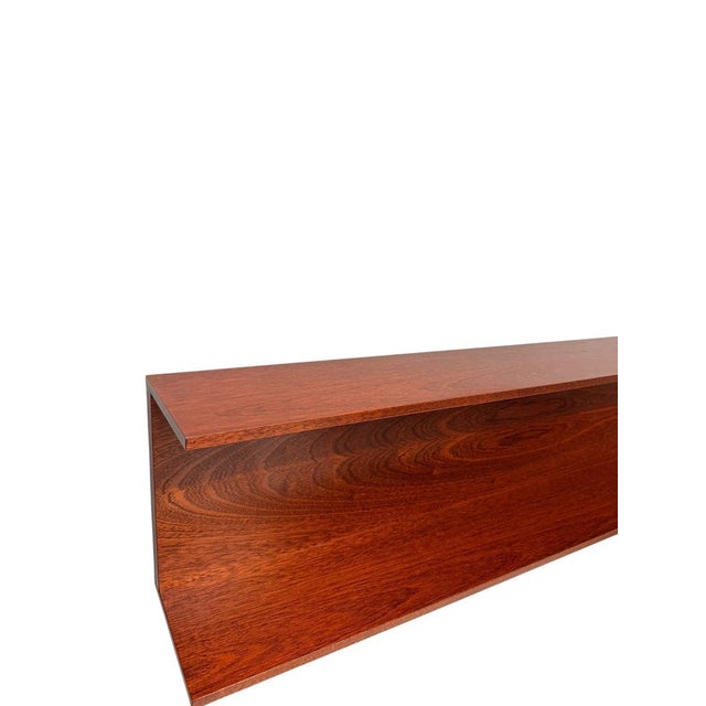 1960s Mid-Century Modern Wall-Mounted Shelf by Walter Wirtz for Wilhelm Renz, 1960s For Sale - Image 5 of 13