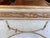 French Parcel Gilt and Paint Marble Top Louis XVI Style Console Table For Sale - Image 3 of 17