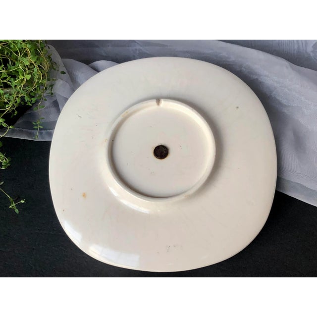 Celadon Vintage Russel Wright Ceramic Clock Tidbit Tray Bowl For Sale - Image 8 of 10