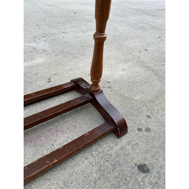 1970s Petite Wooden Mid Century Valet For Sale In Atlanta - Image 6 of 7