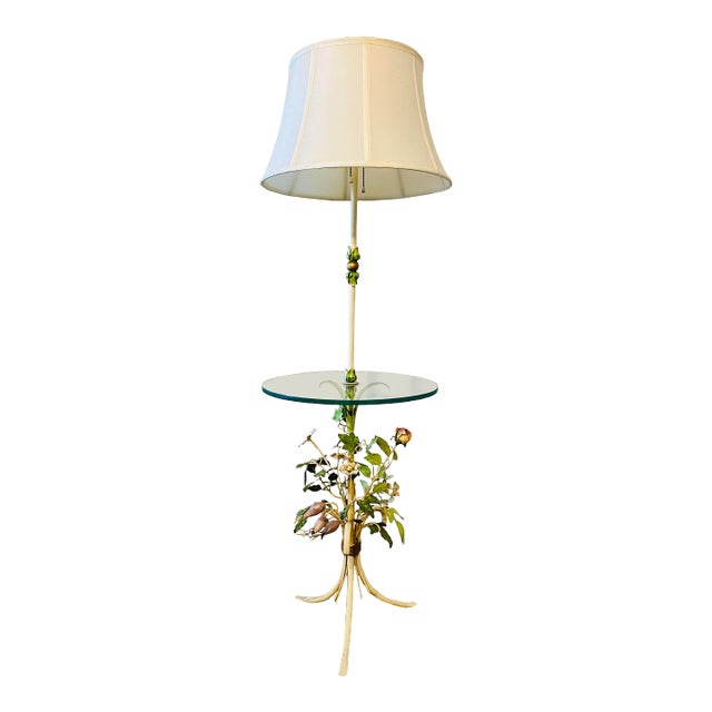 1950’s Italian Tole Floor Lamp For Sale