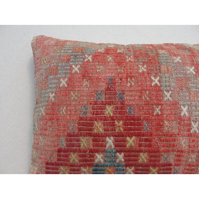 1970s 1970s Kilim Rug Pillow Cover For Sale - Image 5 of 11