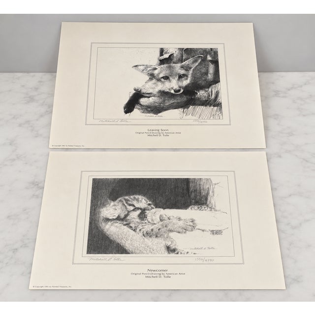 Mitchell D. Tolle Misty Valley 1991 Complete 8 Signed & Numbered Lithograph Portfolio No. 1356/4790 With Coa - 15 pcs For Sale - Image 4 of 10