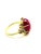 Early 21st Century Bochic "Orient" Vintage African Ruby & Diamond Ring Set In 18K Yellow Gold For Sale - Image 5 of 18