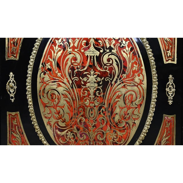 Mid-19th Century Napoleon III Boulle Marquetry Console Table For Sale - Image 15 of 18