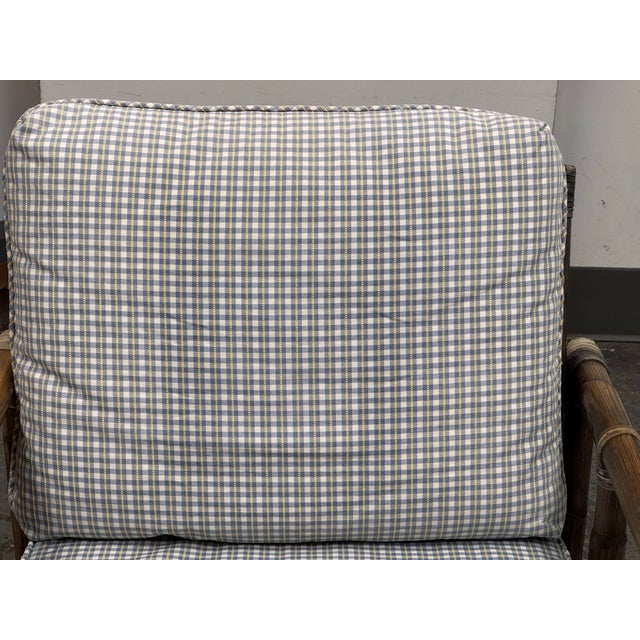 Brown McGuire Furniture Bamboo Chaise Lounge, Circa 1970's For Sale - Image 8 of 12