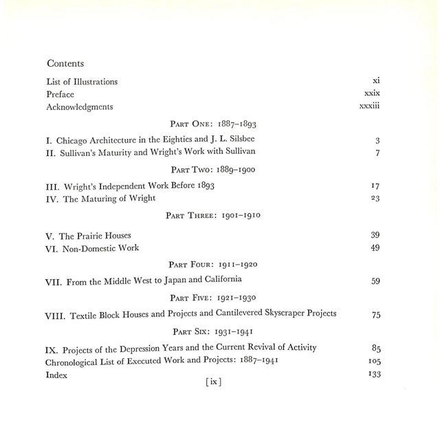 "In the Nature of Materials: The Buildings of Frank Lloyd Wright 1887-1941" 1942 Hitchcock, Henry-Russell For Sale - Image 9 of 12