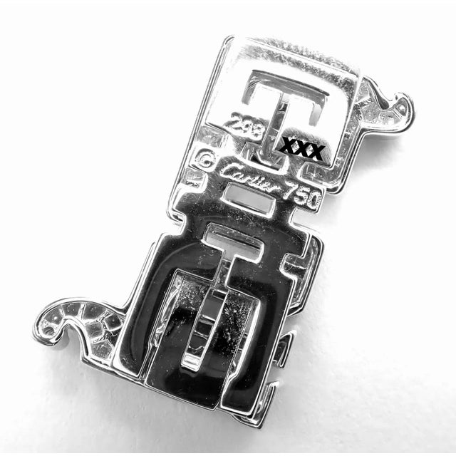 Cartier Le Baiser Du Dragon 18k White Gold Diamond Ruby Pin Clip For Sale In Philadelphia - Image 6 of 8