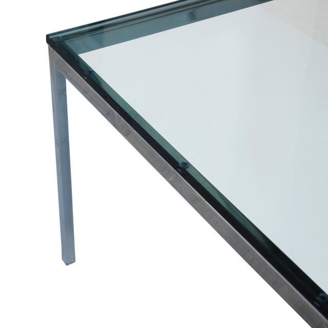 Mid-Century Modern Florence Knoll Chrome Coffee Table For Sale - Image 3 of 7
