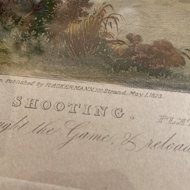 1823 English Sporting Aquatint Engraving "Shooting Plate" by Dean Wolstenholme - Pristine For Sale - Image 9 of 12
