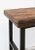 Wood Entryway Console Table in Oak and Iron For Sale - Image 7 of 10
