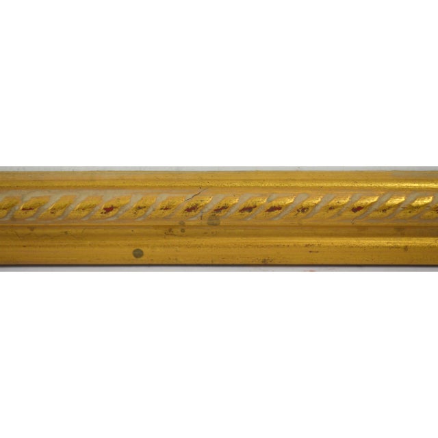 English Fine Pair of Trowbridge Giltwood Frames W Floral Lithographs For Sale - Image 3 of 7