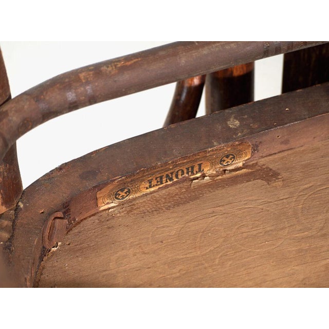 Antique Bentwood Chairs, Central Europe, 1900s, Set of 2 For Sale - Image 10 of 11