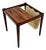 Mid-Century Danish Side Table with Magazine Rack, 1960s For Sale