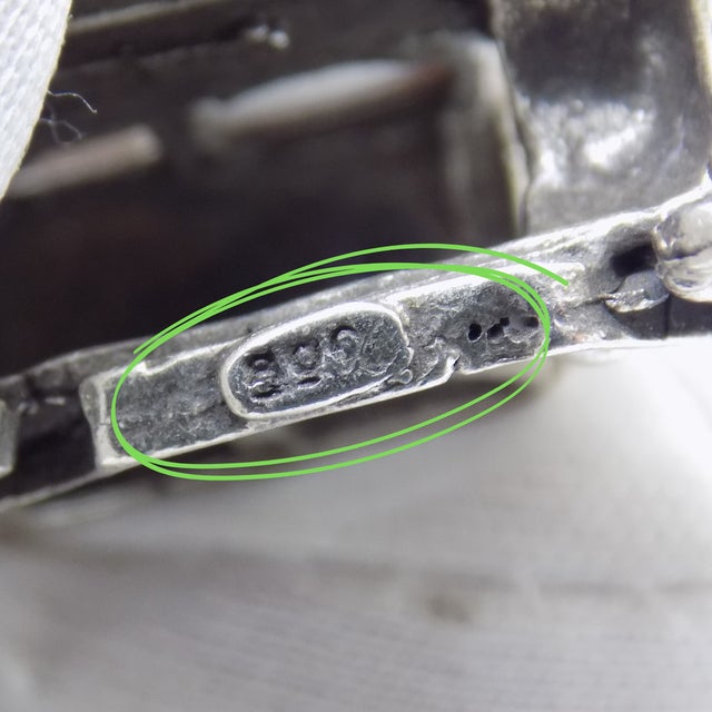 Metal Vintage Italian Handmade Genuine Silver Classic Car Dollhouse Miniature, 1970s For Sale - Image 7 of 11