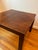Wood Vintage Lane Mid-Century Modern Parsons Style Square Walnut Side Table With Diamond Inlay For Sale - Image 7 of 12