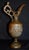 Antique Victorian Cast Metal Ewer Pitcher 12.5” Ornate Bacchus Grape Vines Urn For Sale - Image 12 of 15