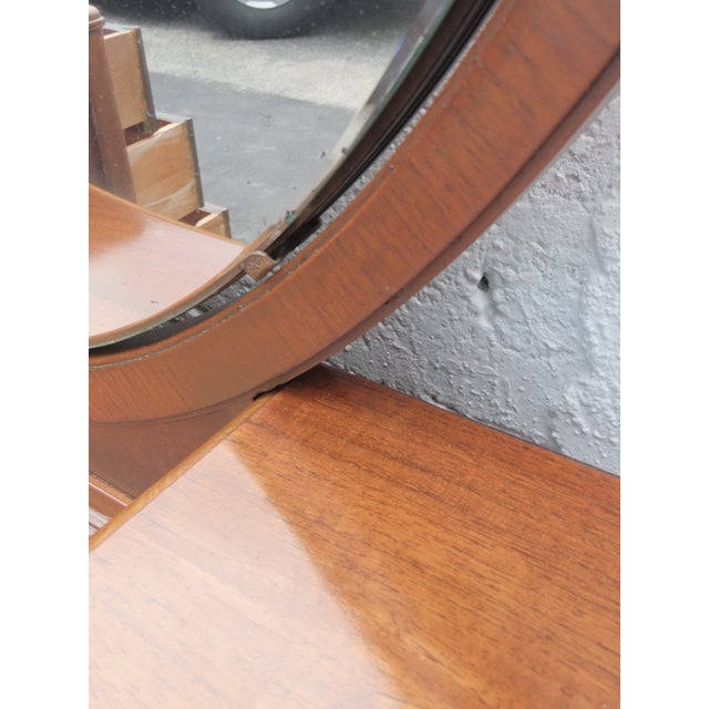 1920s Art Deco Vanity Makeup Table With Bakelite Handles 6580 For Sale - Image 16 of 18