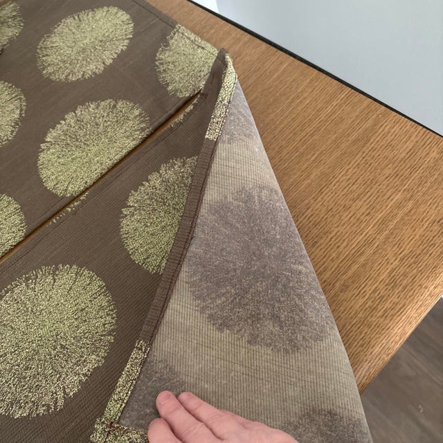 Waterproof Table Runner and 4 Pillows Handmade New For Sale - Image 10 of 12