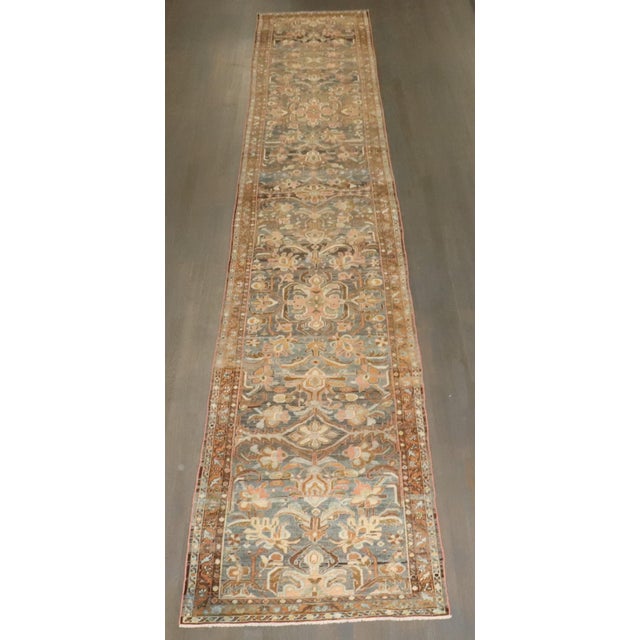 Persian Malayer Antique Long Runner - 2'9" x 16'5" For Sale - Image 4 of 10