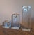 Glass 1980s Blenko Glass Ice Block Candle Holders - Set of 3 For Sale - Image 7 of 7