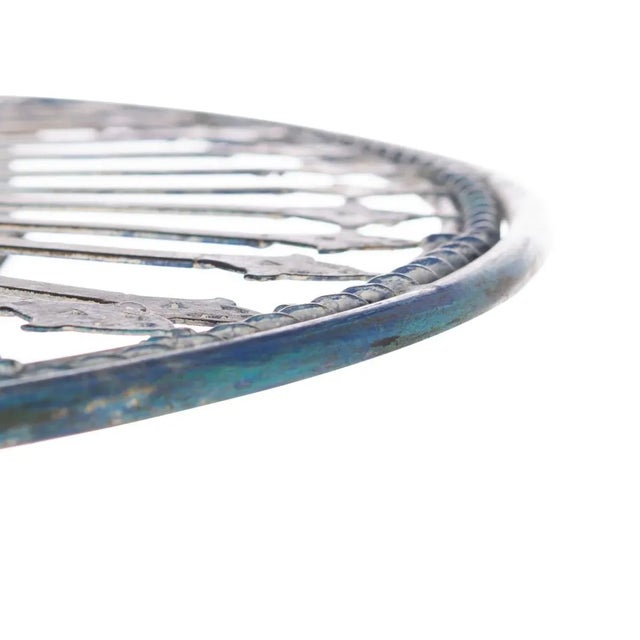 2020s Belen 3 Piece Bistro Set - Mossy Blue For Sale - Image 5 of 9