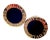Contemporary Bvlgari Bulgari 18k Yellow Gold Black Onyx Cufflinks, Pair For Sale - Image 3 of 9