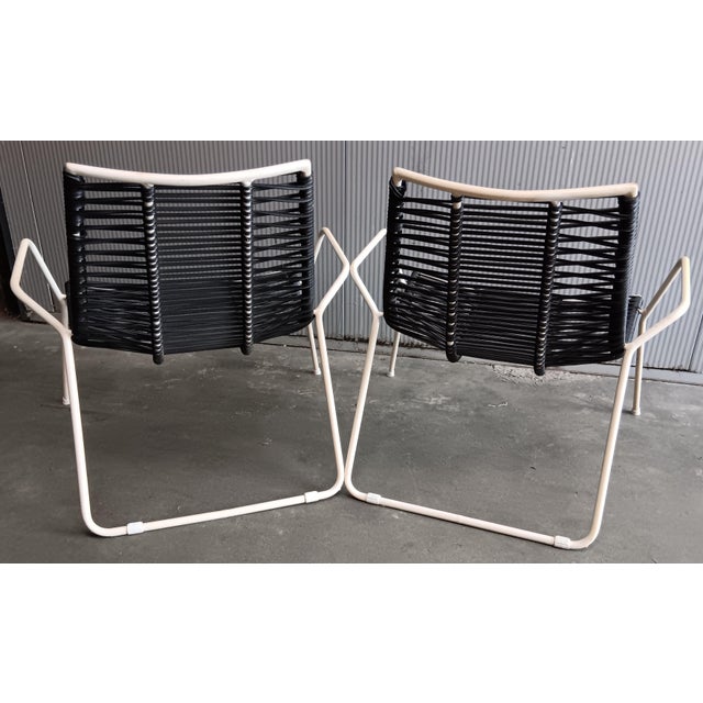 1960s Italian Spaghetti Lounge Chairs, 1960s, Set of 2 For Sale - Image 5 of 9