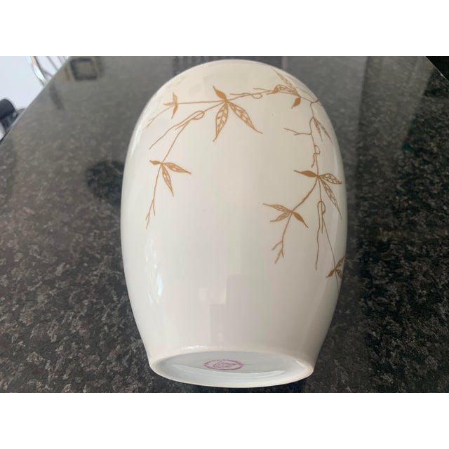 Ceramic Porcelain Vase from Weisswasser, Mid-20th Century For Sale - Image 7 of 18