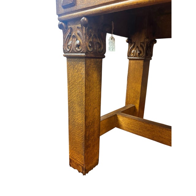 Early 1900s Memorial Communion Table Presented to Rev. Samuel R McClain, Bethlehem Missionary Baptist Church For Sale - Image 4 of 8