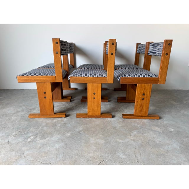 1970s Mid-Century Modern Dining Chairs by Paul H. Poulsen for Gangso Møbler – Set of Six/ Sold For Sale - Image 9 of 12