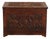 Vintage Jacobean Style Carved Oak Chest For Sale