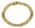 Mid 20th Century Jubilee Link 18k Yellow Gold Soft Flex Italian Bracelet For Sale