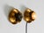 Metal Gilt Water Lily Wall Lamps from Banci Firenze, Italy, 1960s, Set of 2 For Sale - Image 7 of 15