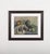 Oil on board/canvas, unknown artist, end of 20th century. A well-balanced still life composition featuring a basket of...