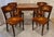 Vintage F.lli Jannuzzi Sorrento Italian Marquetry 5-in-1 Game Table Set With 4 Chairs For Sale - Image 4 of 18