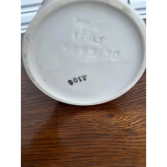 Early 20th Century Italian Majolica Floral Vase For Sale - Image 4 of 6