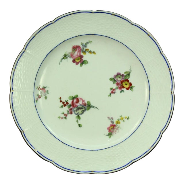 1775 Sevres Soft Paste Porcelain Plate For Sale