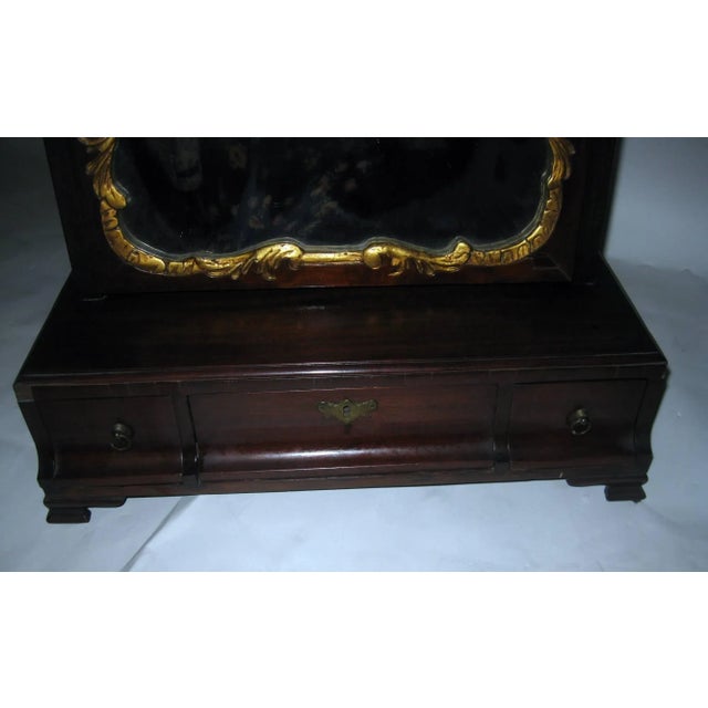 Traditional 19th century Georgian Mahogany Dressing Mirror For Sale - Image 3 of 11
